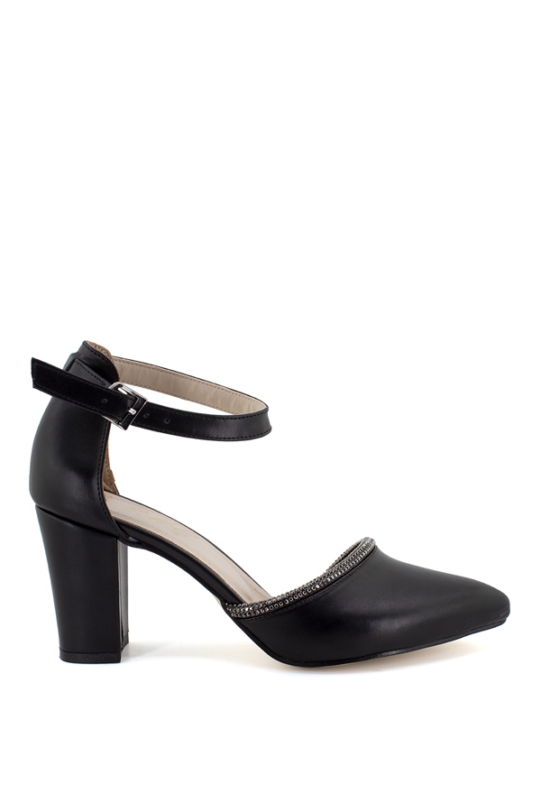 Elit ThEmc1911C Kadın Topuklu Ayakkabı Siyah
