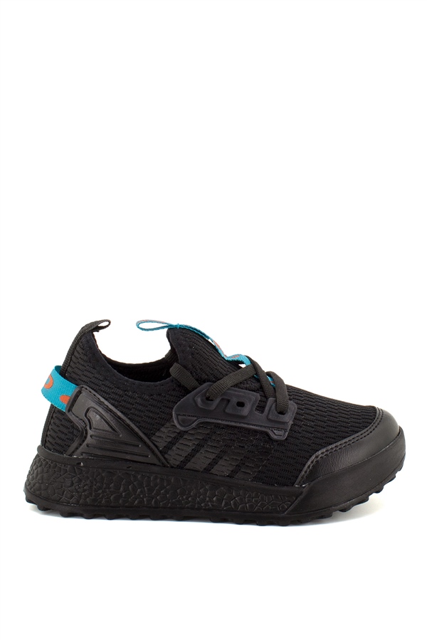 M.P 221-3428FT Patik Erkek Çocuk Spor Ayakkabı Siyah - Mavi