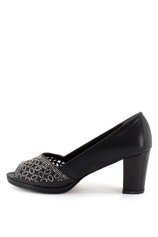 Ayakkabı Fuarı 20Y.Ka9959 Kadın Topuklu Ayakkabı Siyah