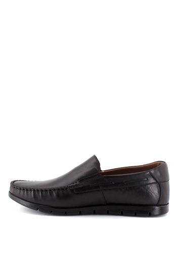 Bemsa 414C Erkek Hakiki Deri Günlük Ayakkabı Siyah