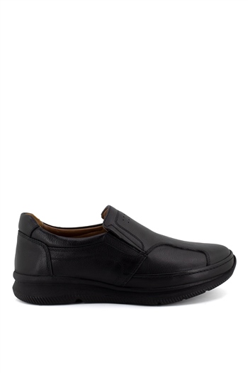 Bemsa 505C Erkek Hakiki Deri Günlük Ayakkabı Siyah