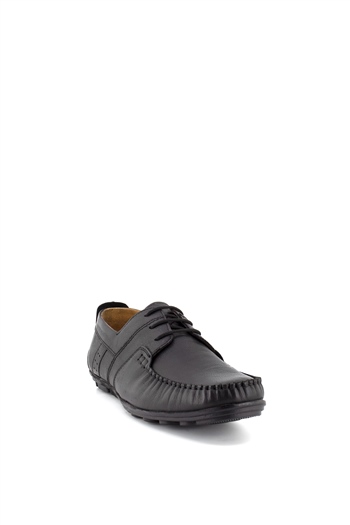 Bemsa 9105C Erkek Hakiki Deri Günlük Ayakkabı Siyah
