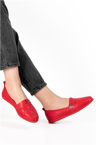 Elit 11160 Kadın Günlük Ayakkabı Kırmızı