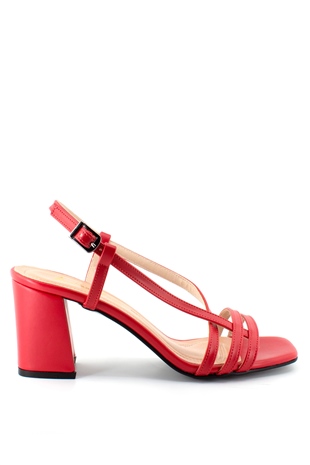 Elit 1301 Kadın Topuklu Ayakkabı Kırmızı