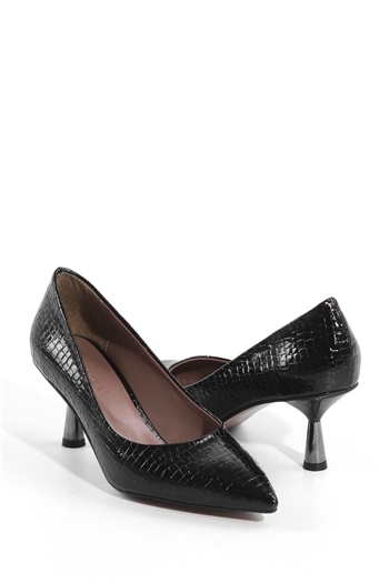 Elit Ang340K Kadın Topuklu Ayakkabı Siyah