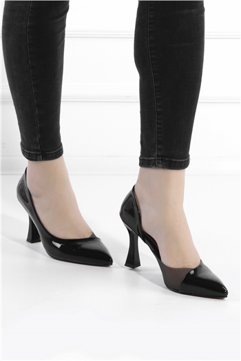 Elit Ang753R Kadın Topuklu Ayakkabı Siyah