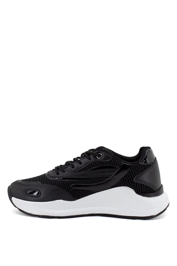 Elit Flt119T Kadın Spor Ayakkabı Siyah - Beyaz