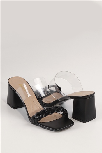 Elit Mst1090C Kadın Topuklu Ayakkabı Siyah