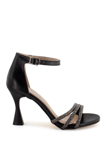 Elit Mst1303C Kadın Topuklu Ayakkabı Siyah
