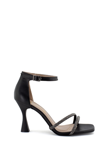 Elit Mst1324C Kadın Topuklu Ayakkabı Siyah