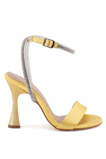 Elit Mst1630T Kadın Topuklu Ayakkabı Sarı