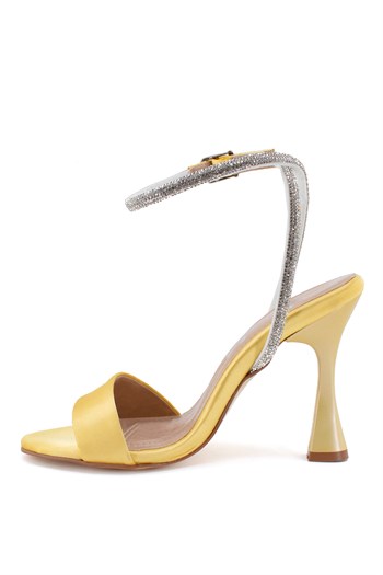 Elit Mst1630T Kadın Topuklu Ayakkabı Sarı