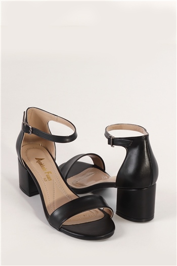 Elit Mst721C Kadın Topuklu Ayakkabı Siyah