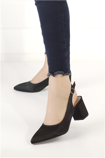 Elit Mst915T Kadın Topuklu Ayakkabı Siyah