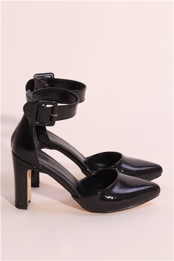 Elit PM07 K800-2 Kadın Topuklu Ayakkabı Siyah