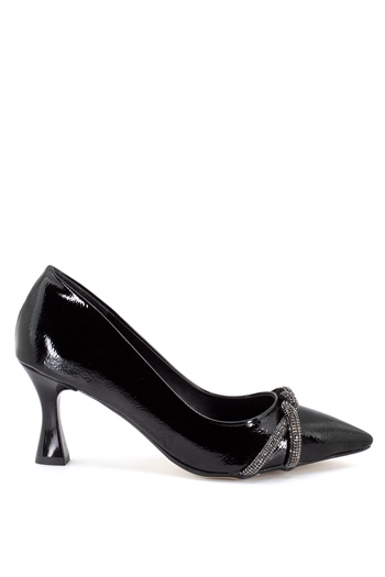 Elit PM309 K6200-1 Kadın Topuklu Ayakkabı Siyah