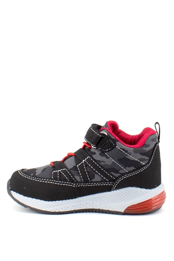 Fuar Or740C P Erkek Çocuk Spor Ayakkabı Siyah - Kırmızı