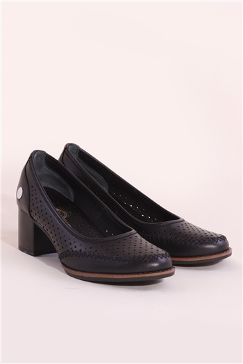 Mammamia 22YA-265C Kadın Topuklu Ayakkabı Siyah
