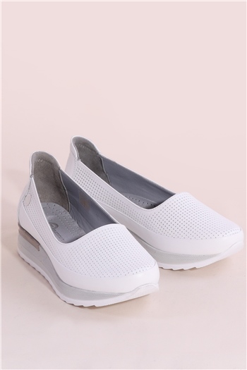 Mammamia 22YA-3095C Kadın Günlük Ayakkabı Beyaz