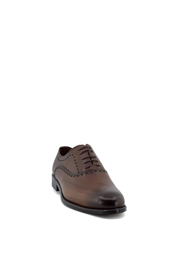 Marcomen 5266C Erkek Hakiki Deri Klasik Ayakkabı Taba