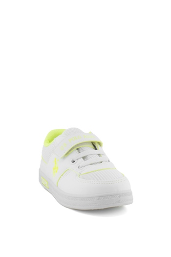 U.S. Polo AsPoloT4 Kız Çocuk Spor Ayakkabı Beyaz - Yeşil